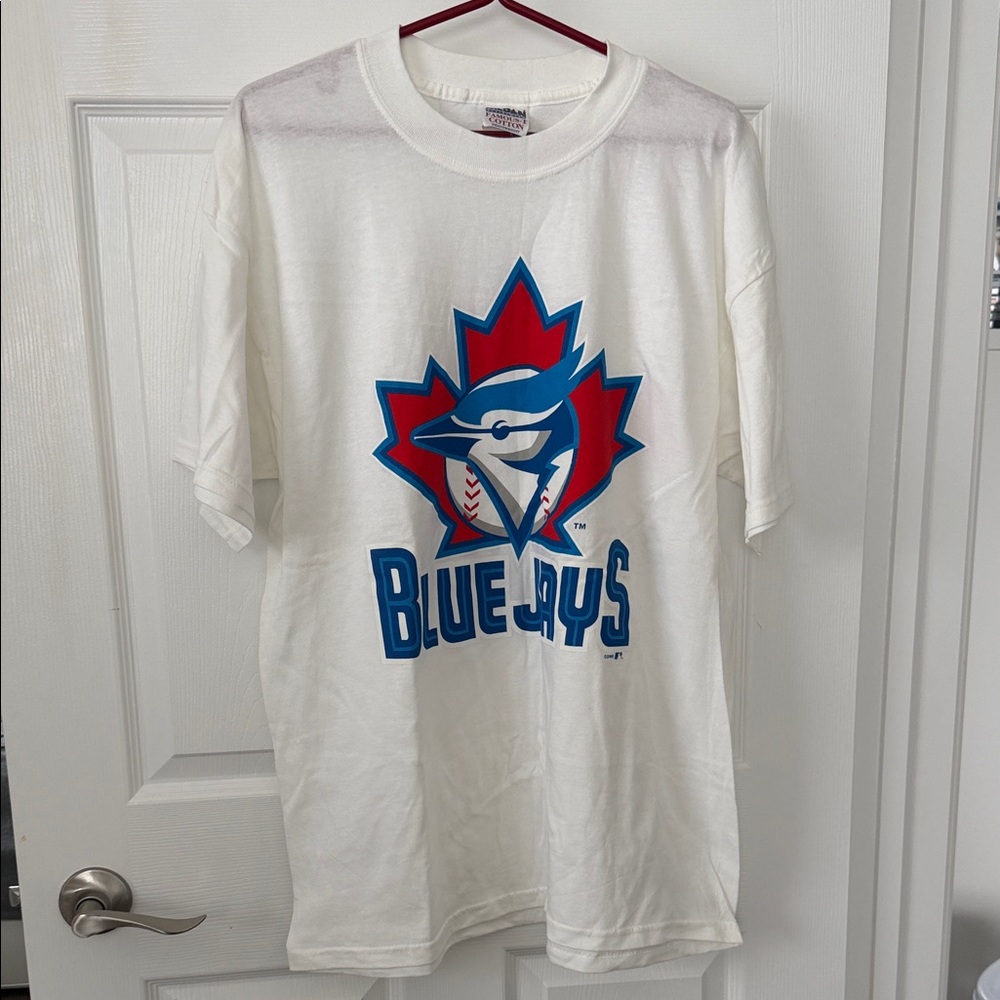 Gildan White Cotton Blue Jays T-Shirt